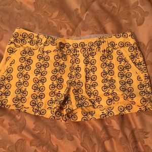 Printed Red Camel Shorts